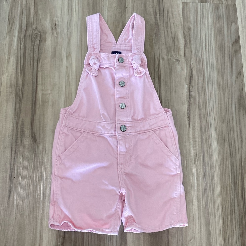 🌸Gap 3T Girls Pink 3T Jean Overalls